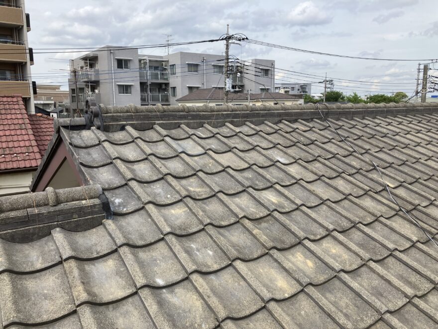 瓦屋根雨漏り修繕工事